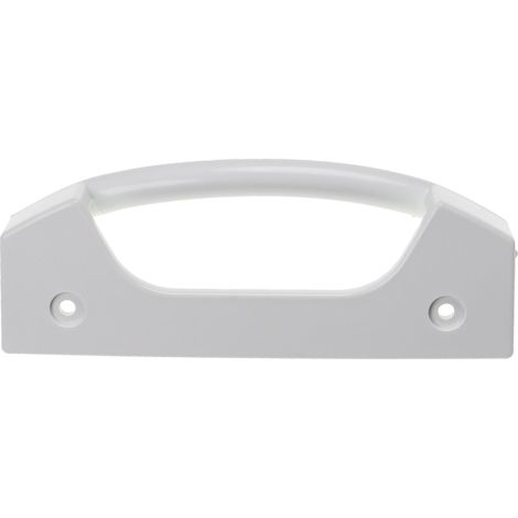 vhbw Türgriff kompatibel mit Bosch KGE3416GB KGE3416, KGE3415, KGE3414GB, KGE3414, KGE3301SD Kühlschrank Kunststoff Weiß (1/4)