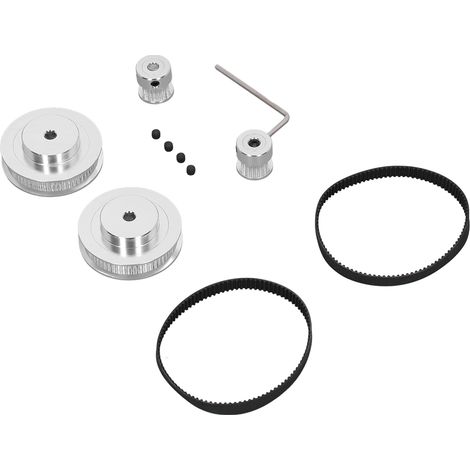 Poulie synchrone pour imprimante 3D VORON 2.4, 20/60 dents, alésage 5mm, adaptée courroie GT2 6mm (1/5)