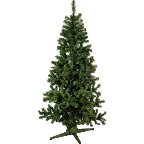 Albero di Natale 150 cm Jingles, 36 Rami, Apertura Rami Singoli Made in Italy, 150h cm Verde