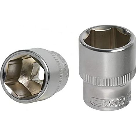 Douille 6 pans 8 mm - 1 pièce - Chrome Vanadium - Résistance haute norme DIN - Mécanique auto et industrie - 25 mm