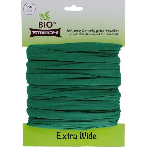 - Fascetta da giardino - Nastro di fissaggio - Elastico e resistente - Per piante di grandi dimensioni e giovani alberi - Uso domestico e professionale - Verde - 16 m (1/5)