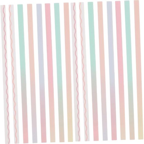 lots de longues bandes adhésives en plastique notes