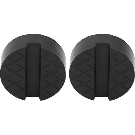2 Pièces Patins de Levage Universels en Caoutchouc, Adaptateurs Réutilisables pour Cric (1/5)
