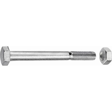 Connex Sechskantschrauben M10 x 100 mm - 6 Stück Edelstahl Maschinenschrauben