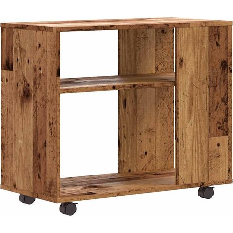 Maison Exclusive - Odkládací stolek old wood 70 x 35 x 60,5 cm kompozitní dřevo (1/5)