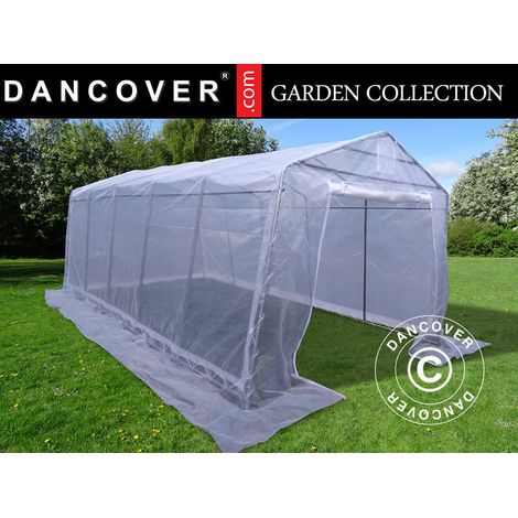 Polytunnel greenhouse, 3.3x6x2.4 m, PE, 19.8 m², Transparent - Dancover (1/2)