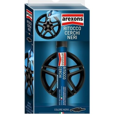 RITOCCO CERCHIONI AREXONS PER GRAFFI CERCHI AUTO NERO MODELLO