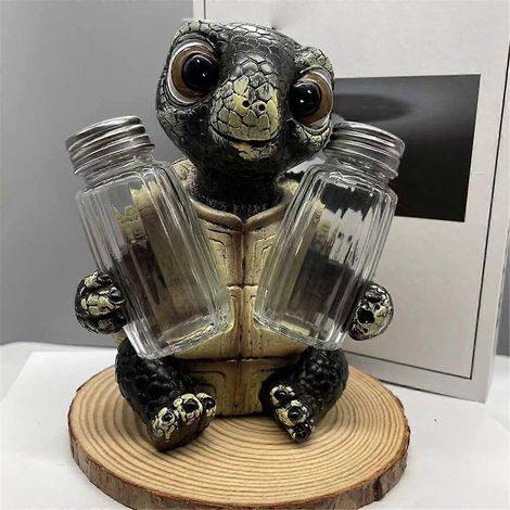 Décoration de bouteille de sel en forme de tortue pour la cuisine ou la maison (1/5)