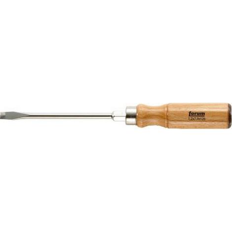 Cacciavite, Manico In Legno, Larghezza. : Blade:  3,5 Mm, Di Spessore. : Lama 0,6 Millimetri Lungo. Lama: 75 Mm Lungo. Totale: 192 Millimetri