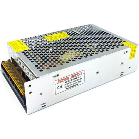 Haute Puissance Transformateur Variateurs Adaptateurs Interrupteur alimentation Pilote AC 110V/220V DC 12V 10A 120W pour LED Bande