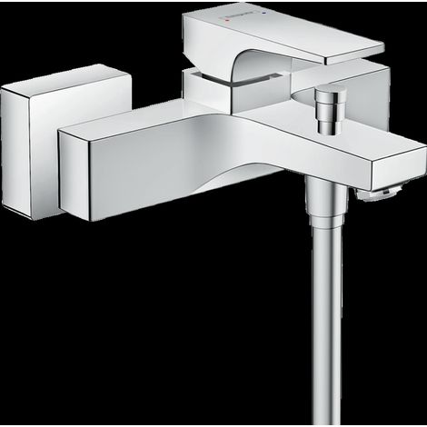 hansgrohe Metropol Einhebel-Wannenmischer, Aufputz, Hebelgriff,