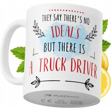 Mug humoristique pour chauffeur routier, avec un texte amusant et un design graphique original. Idéal pour les anniversaires, les fêtes et les occasions spéciales. Mug premium pour la maison, le burea (1/5)