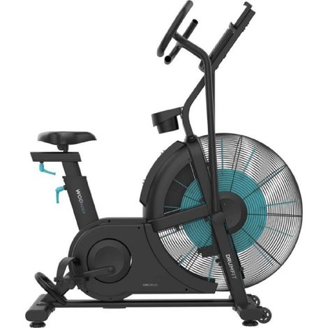 Cecotec Bicicleta de Aire Drumfit WOD Rider Ultimate. Ventilador 679.5mm, Pedaleo Bidireccional, Sistema de Doble Correa