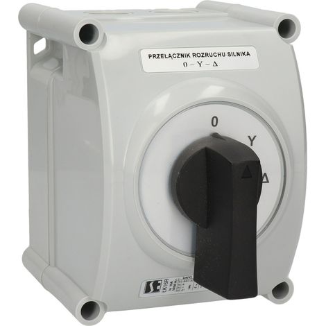 Interruptor de leva estrella-triángulo 3P 40A en carcasa ŁK40-4.831OB3 (1/3)
