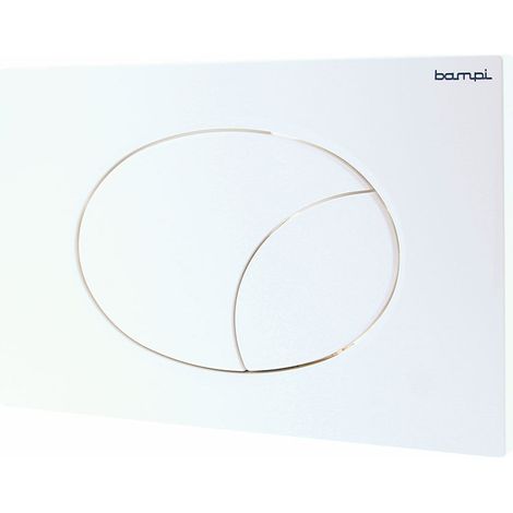 Bampi - Placca Flow Per Cassetta Bsilent - Colore: Bianco (1/2)