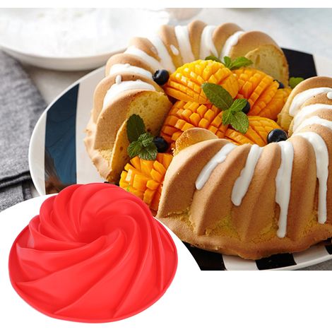 Moule à Gâteau en Silicone Spirale pour Cupcakes et Chocolats DIY (1/5)