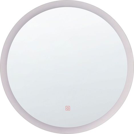 LED Bathroom Mirror YSER 58 cm 58 cm Silver