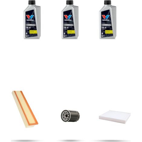 Kit tagliando 3 FILTRI e 3L OLIO compatibile con Fiat Panda III 0.9 Natural Power 51kw dal 2019 (1/5)
