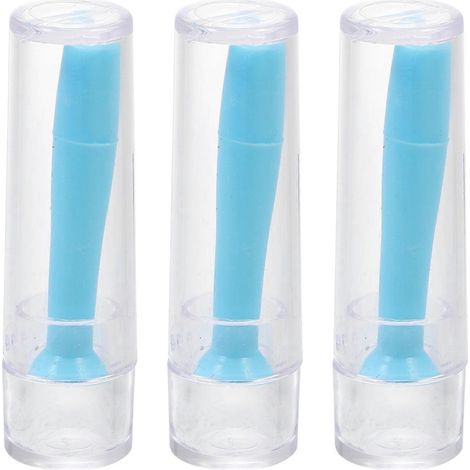 Lot de 3 outils portables pour retirer les lentilles de contact : bâtonnets à ventouse en silicone-3.00X0.70X0.70CM-Assorted Color (1/4)