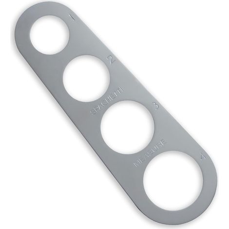 Nudelmesslöffel aus Edelstahl, Schnell-Nudelmesslöffel, Küchenutensil (silber, 1 Stück)