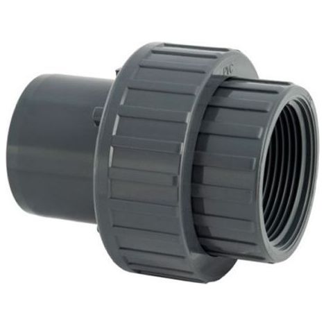 Raccord d'évacuation PVC pression mixte MF-F Ø50/40 – Diamètre réduit 1''1/2 – Pression maxi 10 bars – Connexion solide plomberie