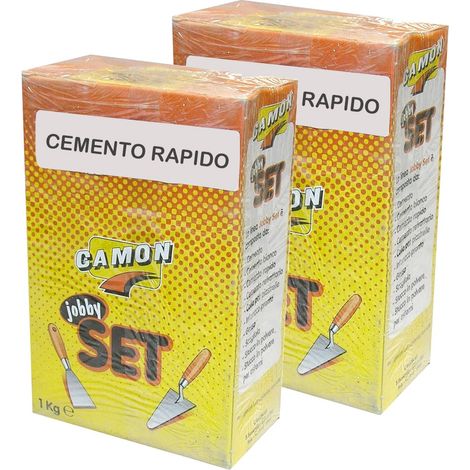 Cemento rapido 2 confezioni da 1 Kg