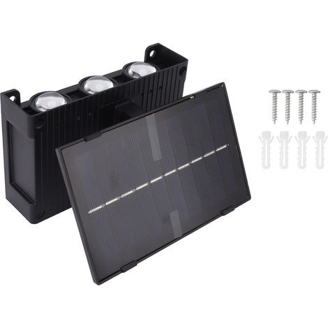 Applique d'extérieur, Lampes d'extérieur Solaires étanches à économie d'énergie Professionnelle pour Terrasse pour Jardin (RVB) (1/5)