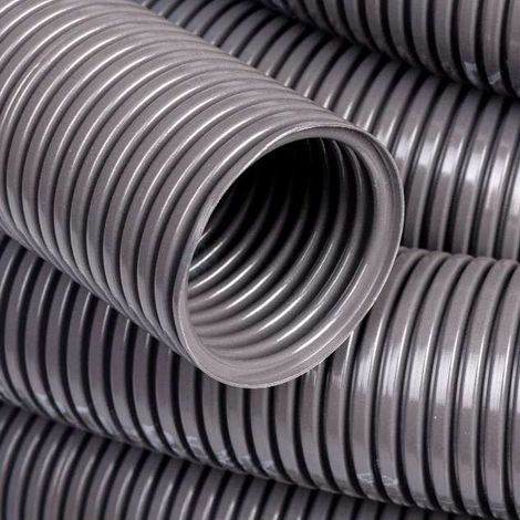 Tubo corrugato elettrocanali 320n flessibile 50m grigio