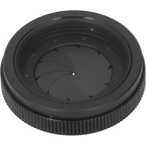 Irisblende 1,5 bis 29 mm Innendurchmesser, 55 mm Außendurchmesser, M42 bis M42, Irisblenden-Kondensor für optische Systeme