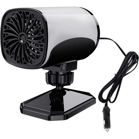 12V Mini-Heizlüfter, energiesparender Heizlüfter, drehbarer elektrischer USB-Heizlüfter mit 360°-Drehfuß, leise und sparsame Zusatzheizung