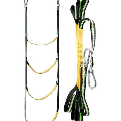Échelle de corde marine, échelle de corde d'embarquement portable pour bateaux, 4 ascenseurs (1/5)