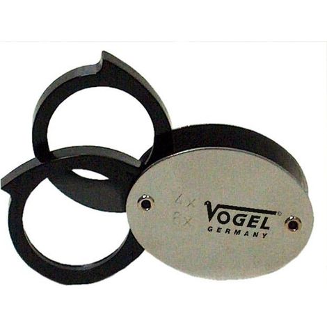 Set di lenti d'ingrandimento VOGEL con ingrandimento 4x, 6x e 10x, diametro lente 30 mm.