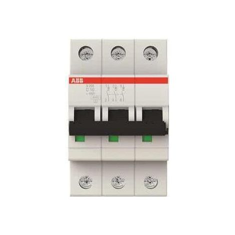 Interruttore ABB s203-c10 10A 3 poli