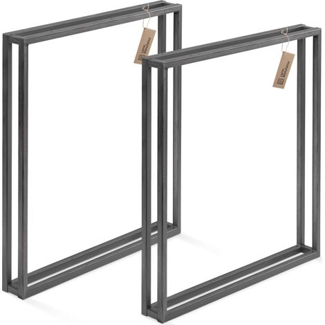 LAMO Manufaktur Tischgestell Frame Tischbeine (Spar-Set, 2er Set), Industriestahl, hoch belastbar