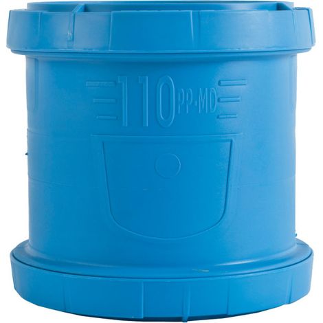 Marley Überschiebmuffe dBlue DN 50 schalldämmend für 50 mm Rohr blau