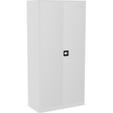 STIER Armoire universelle 1950 x 920 x 420 mm blanc signal soudée (1/4)