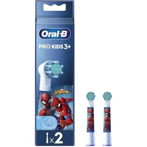 Oral-B - Cabezales de repuesto Spiderman, 2 unidades 8006540805008