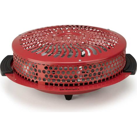 Brasero Eléctrico 450-900W con rejilla de seguridad Ideal para Mesa Camilla Medidas: 39 x 10,5 x 38 cm (1/5)