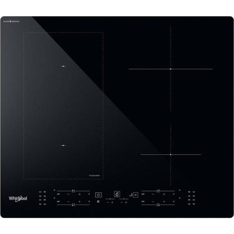 Table de cuisson à induction encastrable Whirlpool WL B4060 CPNE 4 feux 59 cm Noir