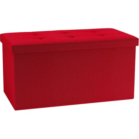 Stoff Sitztruhe Sitzbank Truhe Boxas