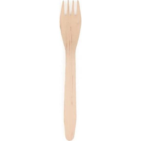 Fourchettes Papstar, bois « pur », 16,5 cm, lot de 16 x 25 pièces (1/5)