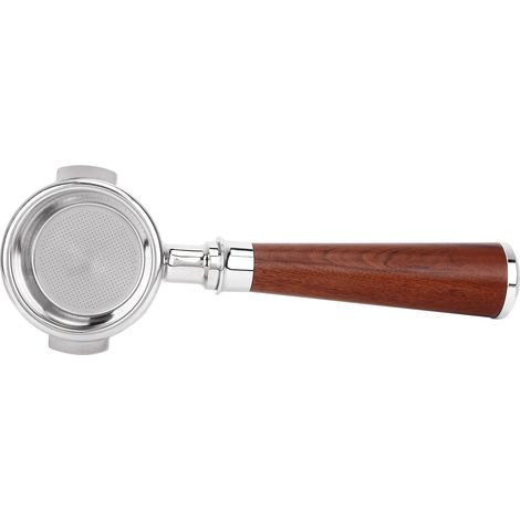 58-mm-Kaffeefilter-Siebträger, Ersatzteile für Kaffeemaschinen mit Holzgriff für den gewerblichen Einsatz (1/5)