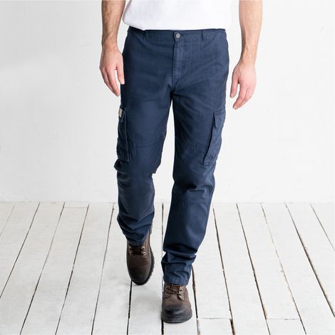STIER Multipocket Cargo Pants essential bci cotton 32/32 Navy (1/5)
