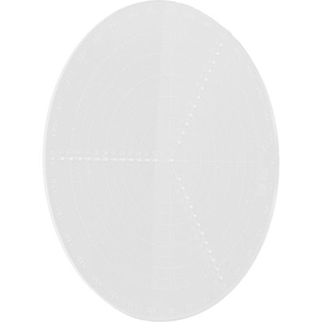 Compas circulaire de centrage pour le tournage sur bois, outil pour centrer et tracer des cercles, diamètre 30 cm, épaisseur 4 mm (1/5)