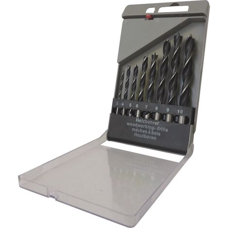 Coffret 8 meches bois 3 a 10mm