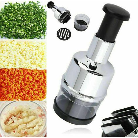 Mains Presse Ail Oignon Hachoir Légumes Nourriture Cutter Outils de processeur-Ensoleillé (1/3)