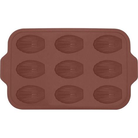 Moule Point Virgule 9 Silikon-Madeleines 37x23x2cm Braun (1/5)