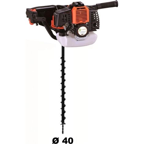 Tarière thermique 52 cm3 - 3 CV + mèche 40 mm (1/5)