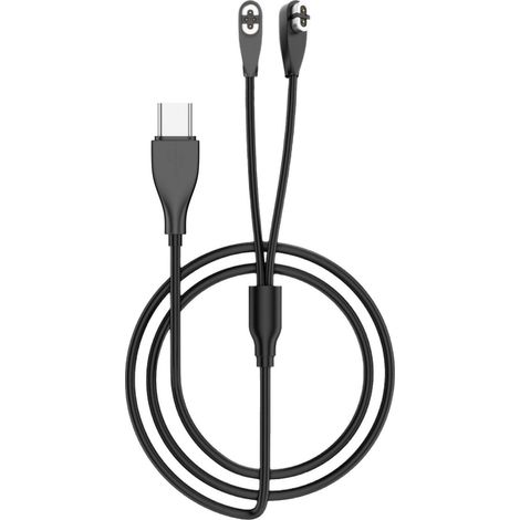 Câbles de chargement pour écouteurs à conduction osseuse, 2 pièces, compatibles avec Shukz OpenRun Pro/A5800/5803/5810/OpenRun Pro Mini/S710 OpenSwim Pro (USB-C) (1/4)