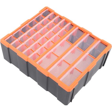 Aufbewahrungsbox mit 39 Schubladen für Schrauben und Kleinteile, DIY-Wandorganizer aus Kunststoff, Werkstatt-Werkzeugschrank. (1/5)